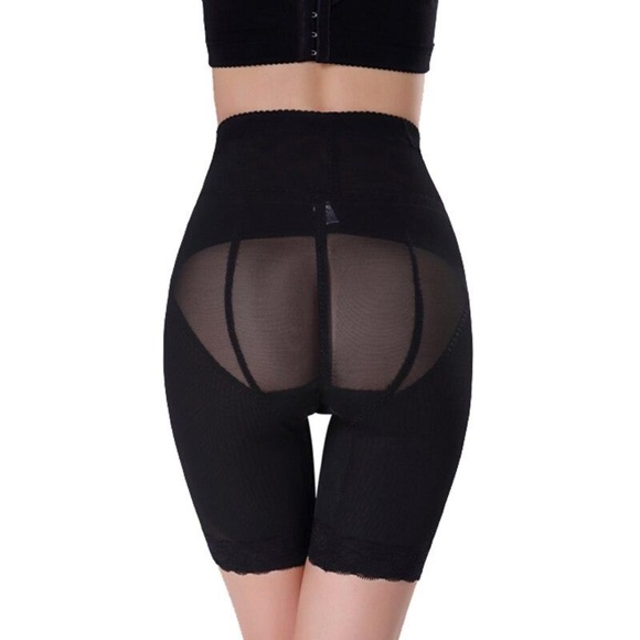 Black Body Shaper with drop down back. Size Large. New Girdle in Package. - Picture 5 of 13